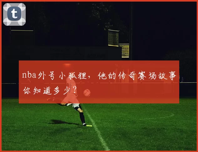nba外号小狐狸，他的传奇赛场故事你知道多少？